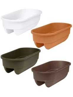 2' X 4' Railing Planter, 25" -Garden Tools Store 34336 001E tif