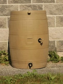 Flat-Back Rain Barrel