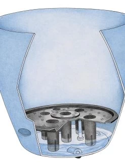 Viva Round Self-Watering Rolling Planter, 14" Diameter -Garden Tools Store 39325 002 tif