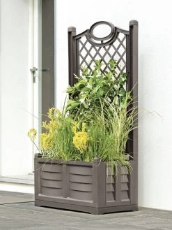 Separate Flower Box With Trellis -Garden Tools Store 3 4 crop 8613626 03V