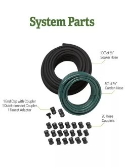 Landscape Snip-n-Drip Soaker System -Garden Tools Store 8587044 includes