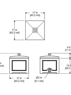 Fairfield Garden Hose Storage Bin 13 Fairfield Garden Hose Storage Bin -Garden Tools Store 8587080 03V tif