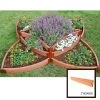 Classic Sienna Versailles Sunburst Raised Garden Bed With 2" Boards -Garden Tools Store 8588252 01v