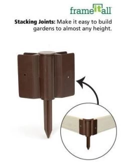 Classic Sienna Versailles Sunburst Raised Garden Bed With 2" Boards -Garden Tools Store 8588252 05v 1