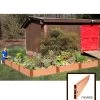 L-Shaped Composite Raised Bed, 12'x12' With 1" Boards 2 L-Shaped Composite Raised Bed, 12'x12' With 1" Boards -Garden Tools Store 8588254 02v sienna composite raised garden bed 1 inch l shaped