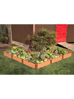L-Shaped Composite Raised Bed, 12'x12' With 1" Boards -Garden Tools Store 8588254 03v
