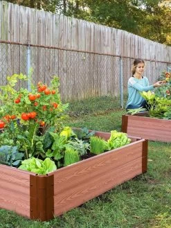 Composite Raised Bed With 1" Boards, 11" -Garden Tools Store 8588269 03V tif