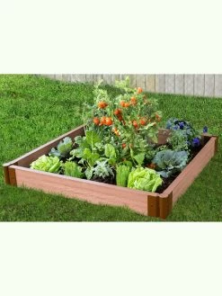 Classic Sienna Composite Raised Bed, 5-1/2" High With 2" Boards 12 Classic Sienna Composite Raised Bed, 5-1/2" High With 2" Boards -Garden Tools Store 8588270 02v