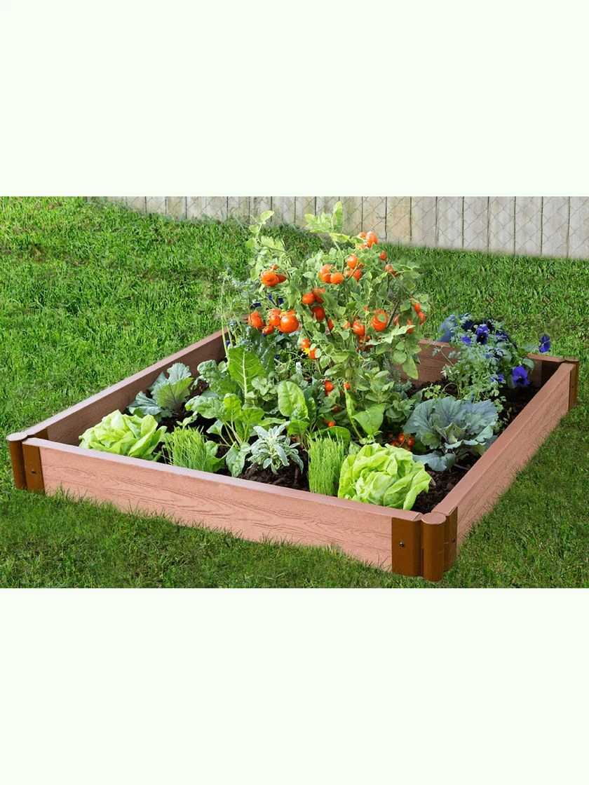 Classic Sienna Composite Raised Bed, 5-1/2" High With 2" Boards 6 Classic Sienna Composite Raised Bed, 5-1/2" High With 2" Boards - Image 4