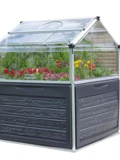 Canopia® By Palram Plant Inn™ Raised Bed Greenhouse, 4' X 4' -Garden Tools Store 8588308 08V tif