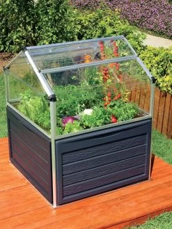 Canopia® By Palram Plant Inn™ Raised Bed Greenhouse, 4' X 4' -Garden Tools Store 8588308 16V jpg