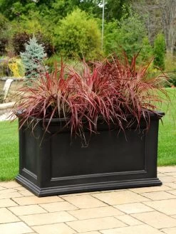 Fairfield Self-Watering Patio Planters, 20” X 36” -Garden Tools Store 8588417 12V tif