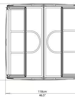 Canopia® By Palram Plant Inn™ Raised Bed Greenhouse, 4' X 4' -Garden Tools Store 8588803 11V tif