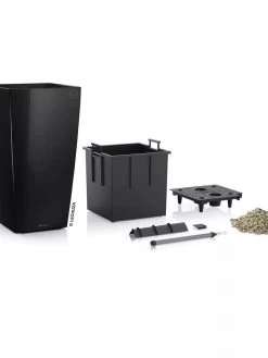 Lechuza® Cubico Color Tall Self-Watering Planters -Garden Tools Store 8589485 05V tif