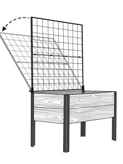 Space-Maker Pivoting Trellis, 4' 9 Space-Maker Pivoting Trellis, 4' -Garden Tools Store 8590247 001 tif