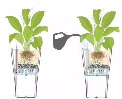 Lechuza® Delta Premium Self-Watering Planters -Garden Tools Store 8590299 07V tif