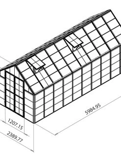 Canopia® By Palram Harmony™ Snap & Grow Greenhouse, 8' -Garden Tools Store 8591043 11V tif