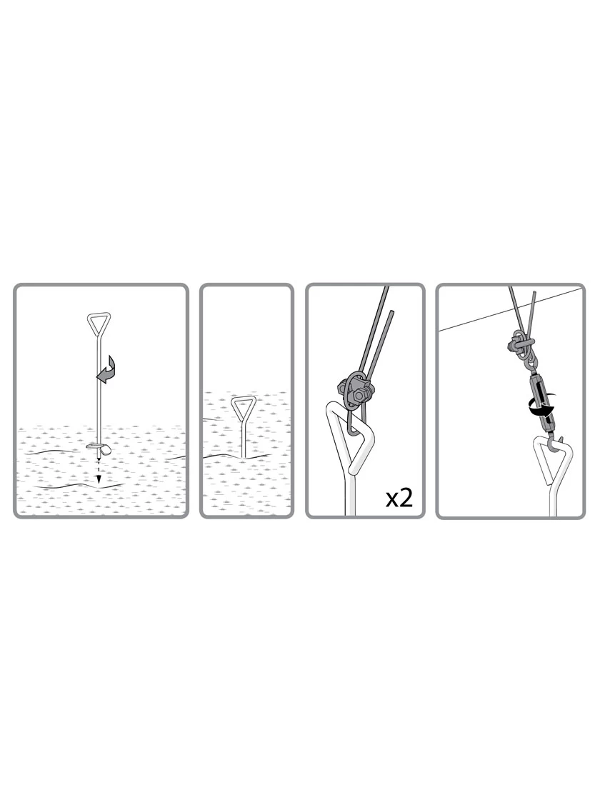 Canopia® By Palram Anchoring Kit For Snap & Grow™ Greenhouse 7 Canopia® By Palram Anchoring Kit For Snap & Grow™ Greenhouse - Image 5