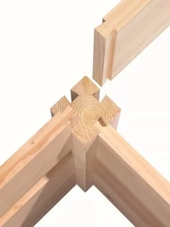 Cedar Raised Garden Bed, 4' X 4' X 6" -Garden Tools Store 8591724 07V tif