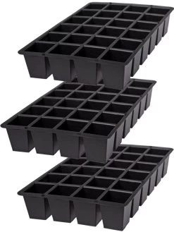 GrowEase 24 Replacement Planting Trays, Set Of 3