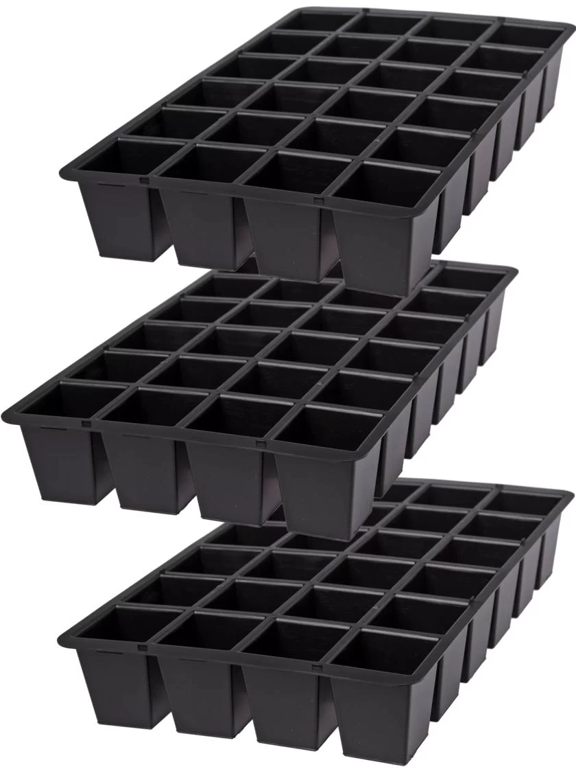 GrowEase 24 Replacement Planting Trays, Set Of 3 3 GrowEase 24 Replacement Planting Trays, Set Of 3
