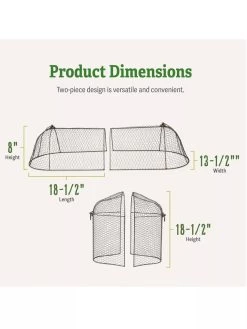 3-in-1 Chicken Wire Cloche -Garden Tools Store 8592117 dimensions
