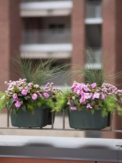 Self-Watering Saddle Railing Planter, 16" 9 Self-Watering Saddle Railing Planter, 16" -Garden Tools Store 8592175GR 2430 tif