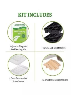 Organic GrowEase Seed Starting Success Kit -Garden Tools Store 8592393 4