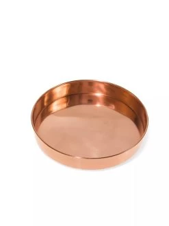 Small Round Copper Plant Tray, 10" -Garden Tools Store 8593529 1175 tif