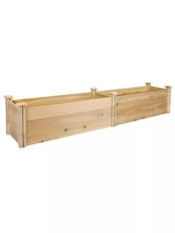 Premium Cedar Raised Garden Bed, 16" X 96" -Garden Tools Store 8593824 01V greenes premium cedar raised garden bed
