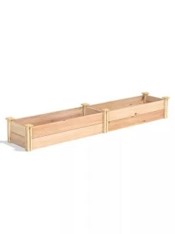 Premium Cedar Raised Garden Bed, 16" X 96" -Garden Tools Store 8593873 03V