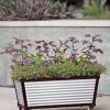 Short Galvanized Self-Watering Trough Planter -Garden Tools Store 8594329 5064 tif