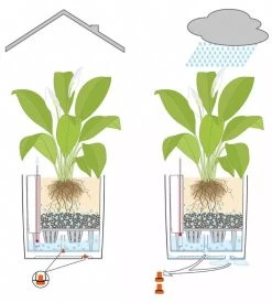 Lechuza® Cube Premium Planters -Garden Tools Store 8597506 05V tif