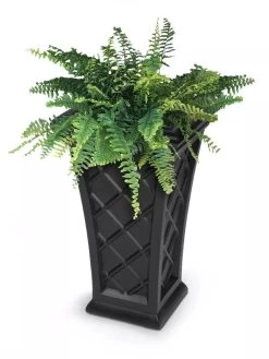 Carolina Self-Watering Tall Planter, 28" -Garden Tools Store 8598645 101V tif