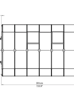 Canopia® By Palram Hobby Gardener Greenhouse, 8' -Garden Tools Store 8599332 04V tif