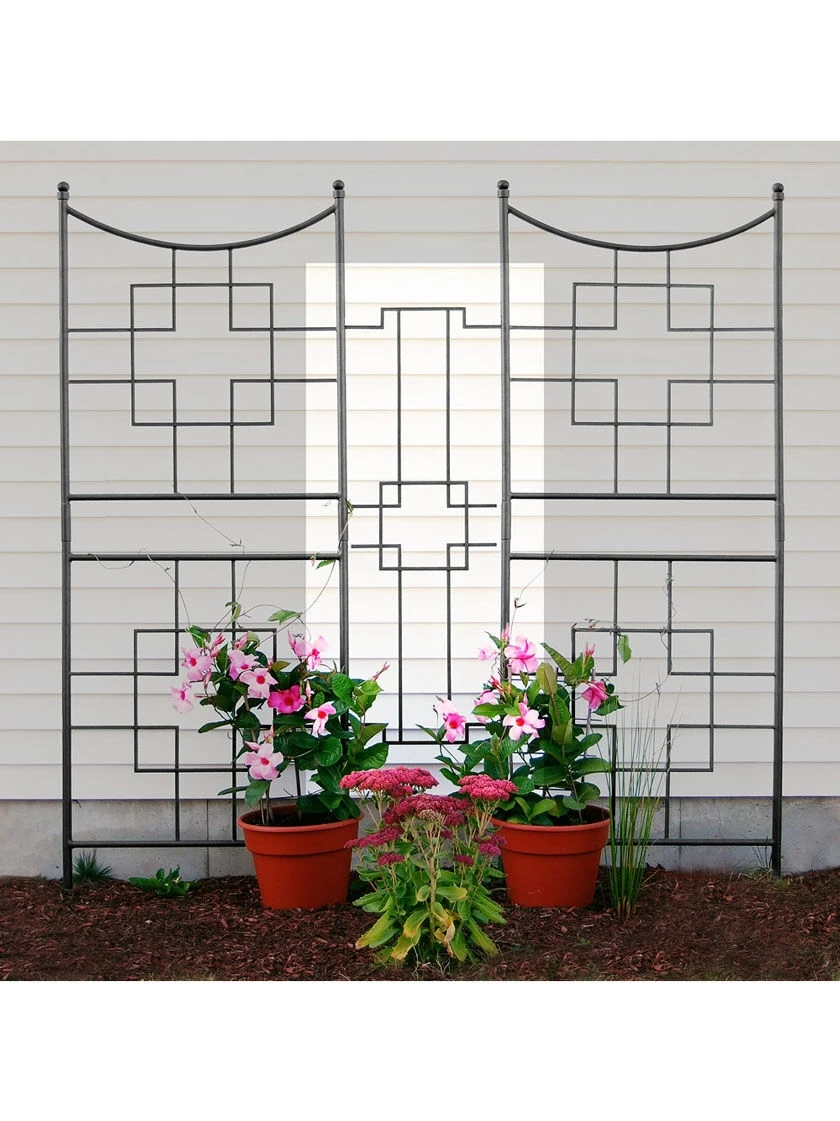 Achla Designs Square-on-Squares Center Link Trellis 4 Achla Designs Square-on-Squares Center Link Trellis - Image 2