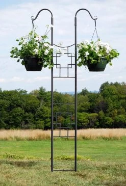 Achla Designs Square-on-Squares Double Pole Trellis