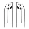 Achla Designs Sunflower Trellis Side Panels, Set Of 2 -Garden Tools Store 8599488 01v achla designs sunflower trellis side panels