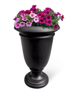 Ellington Self-Watering Urn Planter, 24" -Garden Tools Store 8600110 04V tif