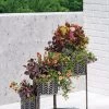 Galvanized Grow Bag Triple Planters With Stand -Garden Tools Store 8609180 0346 tif