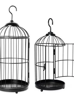 Hanging Birdcage Planter Set -Garden Tools Store 8609181 02V tif