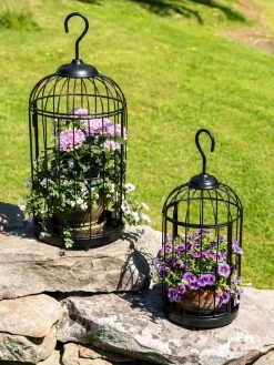 Hanging Birdcage Planter Set -Garden Tools Store 8609181 0374 tif