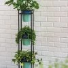Steel Vertical Plant Stand With Metal Pots -Garden Tools Store 8609183 6869 tif