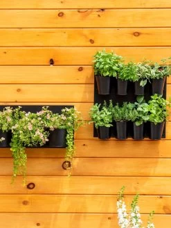 8 Pot Metal Wall Planter -Garden Tools Store 8609195 6250 tif