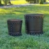Riveted Planters, Set Of 2 1 Riveted Planters, Set Of 2 -Garden Tools Store 8610032 02v riveted metal planters set of 2