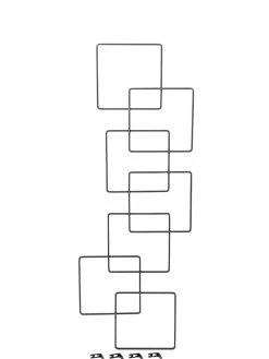 Building Blocks Wall Trellis, 45" -Garden Tools Store 8610183 3933 tif