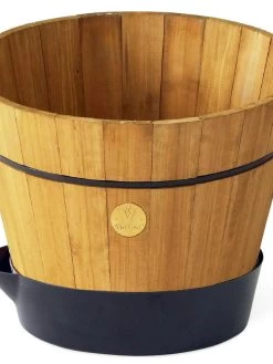 VegTrug® Build-a-Barrel Wooden Planter With Self-Watering Reservoir Tray, 18" 13 VegTrug® Build-a-Barrel Wooden Planter With Self-Watering Reservoir Tray, 18" -Garden Tools Store 8610253 01V tif