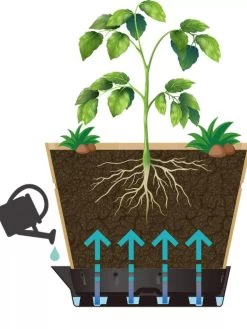 VegTrug® Build-a-Barrel Wooden Planter With Self-Watering Reservoir Tray, 18" 11 VegTrug® Build-a-Barrel Wooden Planter With Self-Watering Reservoir Tray, 18" -Garden Tools Store 8610253 05V tif