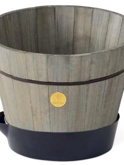 VegTrug® Build-a-Barrel Wooden Planter With Self-Watering Reservoir Tray, 18" 14 VegTrug® Build-a-Barrel Wooden Planter With Self-Watering Reservoir Tray, 18" -Garden Tools Store 8610253 08V tif