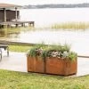 Corten Steel Modular Raised Bed, 2'x4' -Garden Tools Store 8610702 0033 tif